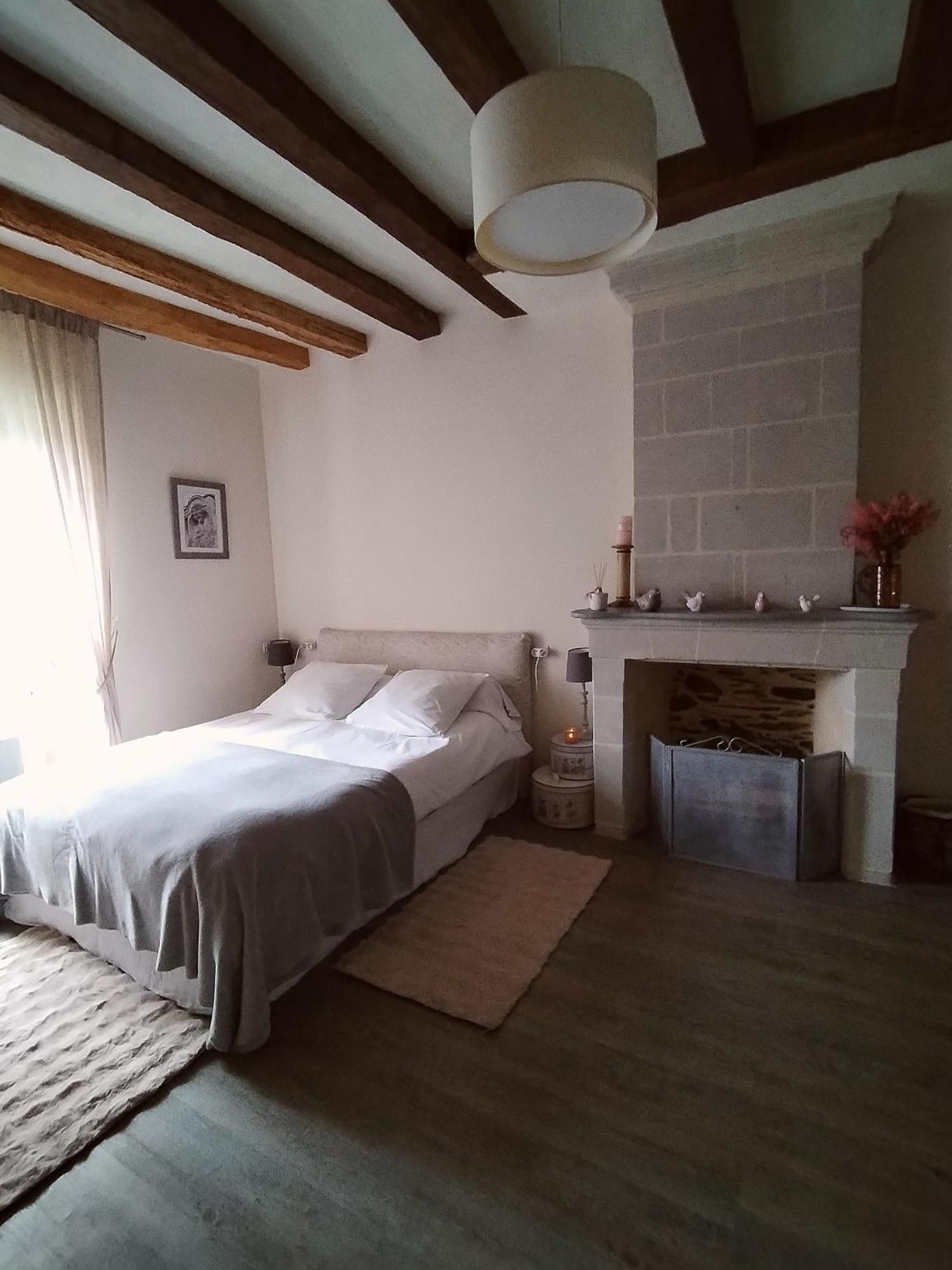 La Petite Boire - Chambres D'Hotes Pres D'Angers Murs-Erigne Kamer foto